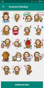 Ape Monkey Funny Emoji WAStickerApp for Whatsapp screenshot 4