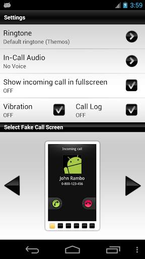 Fake Me A Call screenshot 5