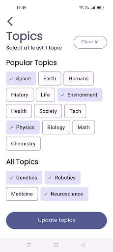 Science News screenshot 2