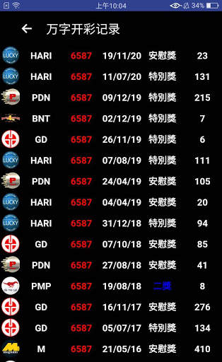 4D Live Booms & Town 4dg America 4D bnt4dg Results screenshot 2