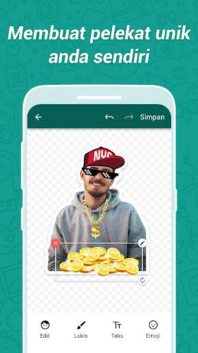 Membuat Pelekat untuk WhatsApp screenshot 2