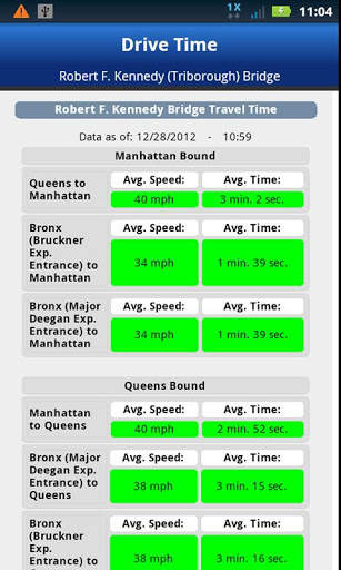 MTA Drive Time screenshot 2