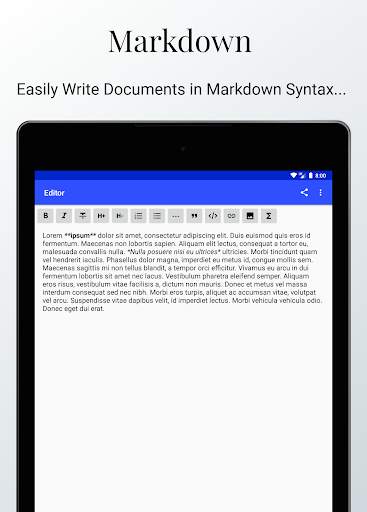 MaTeX - Markdown to LaTeX Text Editor 4 تصوير الشاشة