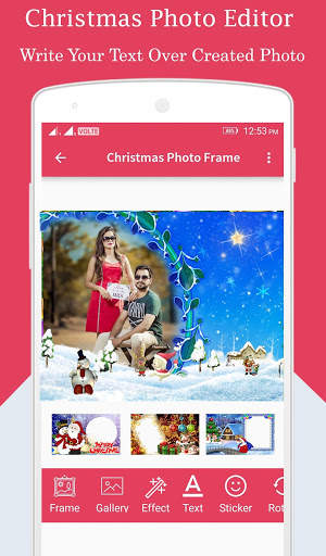 Christmas Photo Frame Editor screenshot 3
