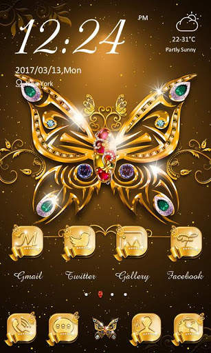 Noble GO Launcher Theme 2 تصوير الشاشة
