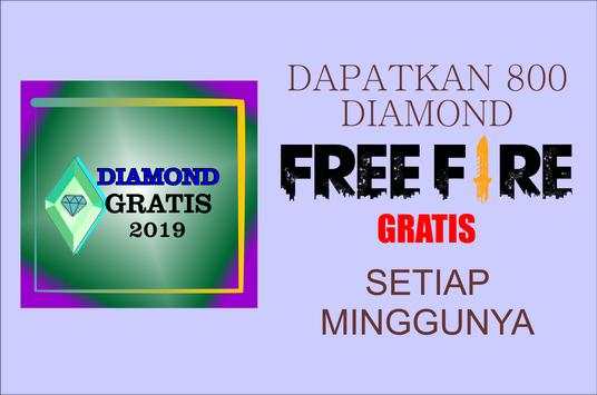 Diamond Free Fire Gratis 2019 screenshot 1