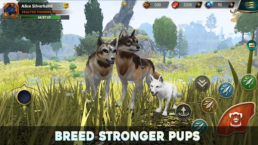 Wolf Tales - Wild Animal Sim 1 تصوير الشاشة