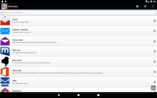 Tüm E-posta Sağlayıcıları screenshot 1