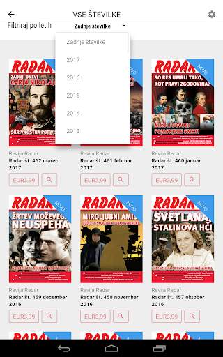 Revija RADAR स्क्रीनशॉट 12