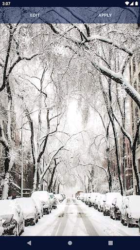 White Snow Live Wallpaper screenshot 5