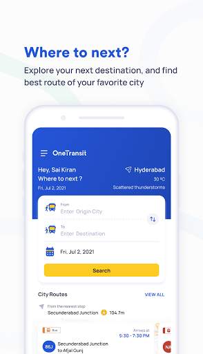 OneTransit - Travel Bus Booking & City Routes screenshot 2