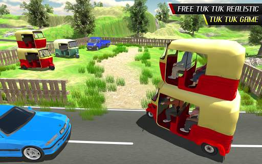 Tuk Tuk Rickshaw Driving Simulator Transport Games screenshot 4