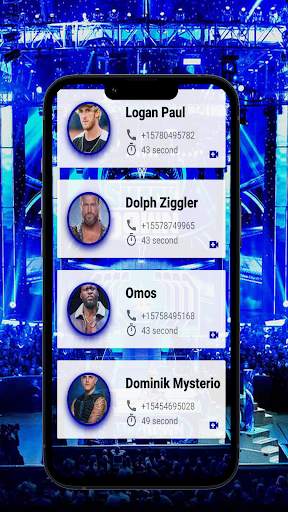 WWE superstar Fake Video Call screenshot 4