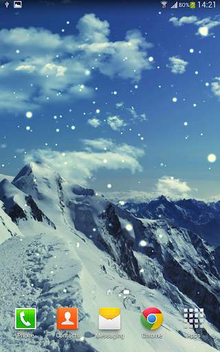Winter Mountain Live Wallpaper screenshot 12