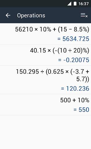 Calculator screenshot 5