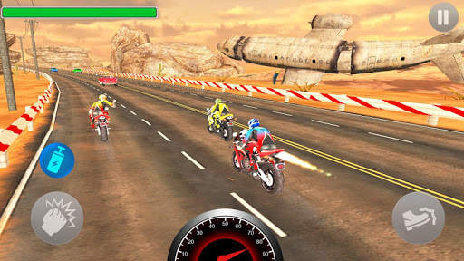 Road Rash Rider: Permainan Perlumbaan Basikal screenshot 4