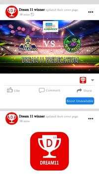 Dream11 Experts - Dream11 Winner Prediction Tip screenshot 2