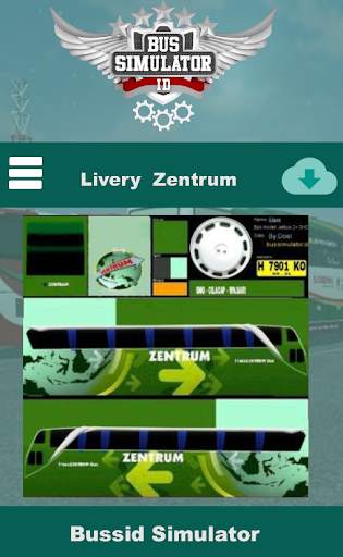 Livery Bussid Zentrum screenshot 2