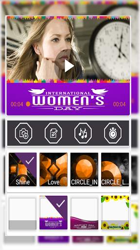 Women's Day 2021 Video Status Maker : Women Status screenshot 3