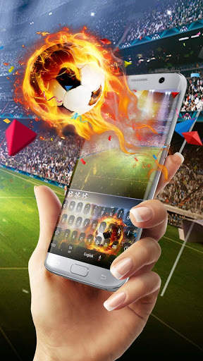 Fire football keyboard screenshot 3