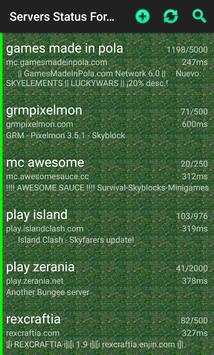 Server Status For Minecraft PE screenshot 1