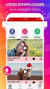Free video downloader - Best video downloading app screenshot 1