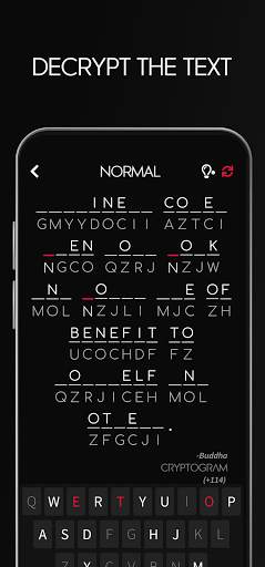 Cryptogram - Word Puzzle Game screenshot 2