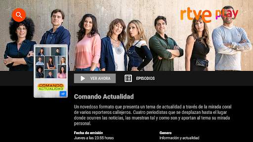 RTVE Play Android TV screenshot 6