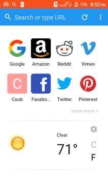 JetLy Browser screenshot 1