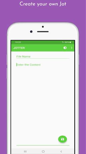 Jotter Lite - A Simple Notepad screenshot 1