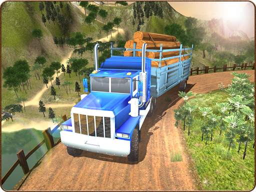 Truck Simulator Offroad Trailer Driver Uphill 2018 screenshot 6