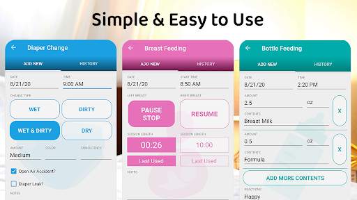Baby & Breastfeeding Tracker screenshot 2