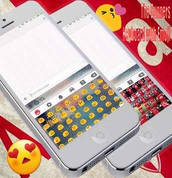 Arsenal Keyboard Emoji screenshot 1