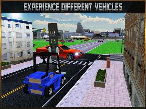 Air plane Car Transporter 3D screenshot 2