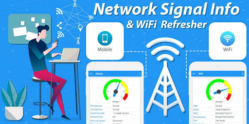 Network Signal Info & WiFi Refresher скриншот 1