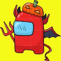 Among Us Devil Mod logo