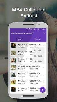 MP4 Cutter for Android screenshot 1