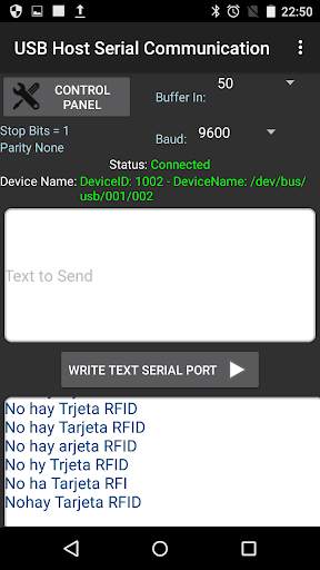 USB Host Serial Communication screenshot 2