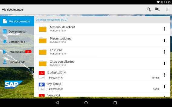 SAP Mobile Documents screenshot 6