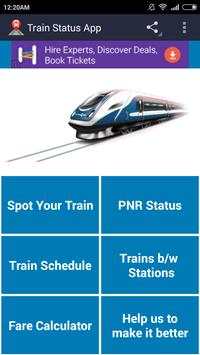 Train Status App screenshot 1