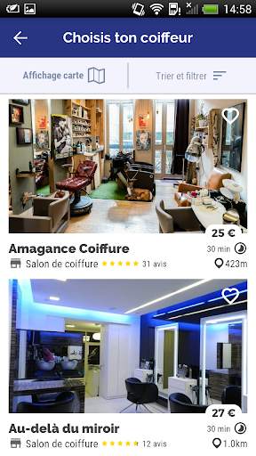 CoCut - Mon RDV coiffeur screenshot 2