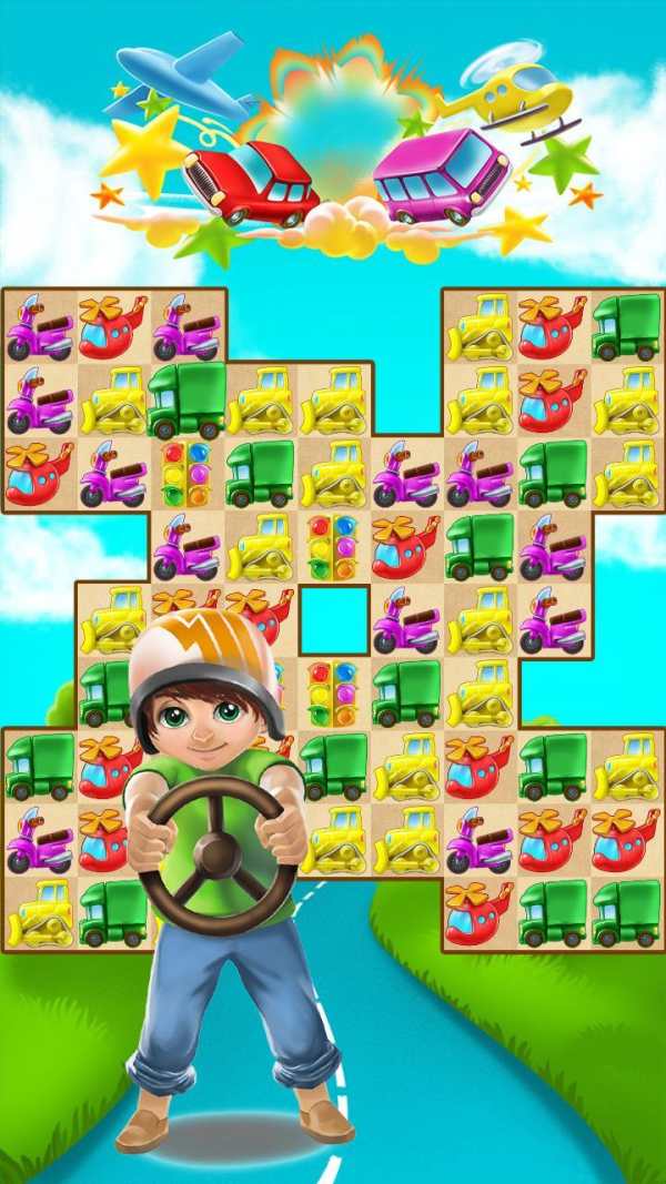 Cars Crush! - Toy Match 3 Puzzle Game screenshot 2