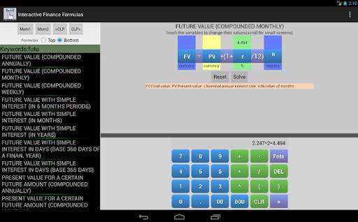 Finance Formulas screenshot 12