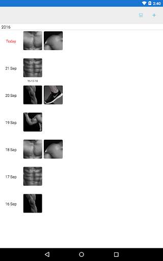 Gym Calendar Free screenshot 2
