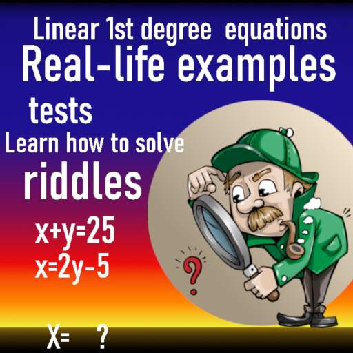 Linear 1st degree  equations Real-life examples 2.7