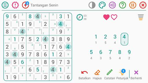 Sudoku perkalian: teka-teki screenshot 6