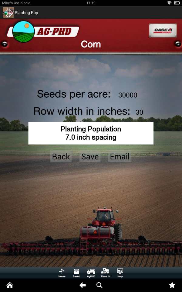 Planting Population Calculator screenshot 5