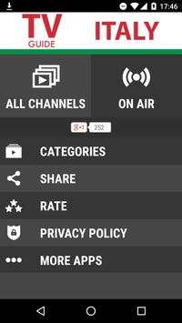 Italy TV Today - Free TV Schedule screenshot 1