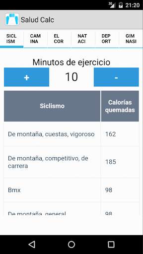 Salud Calc screenshot 5
