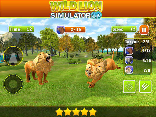 Wild Angry Lion Revenge Sim 3D स्क्रीनशॉट 19